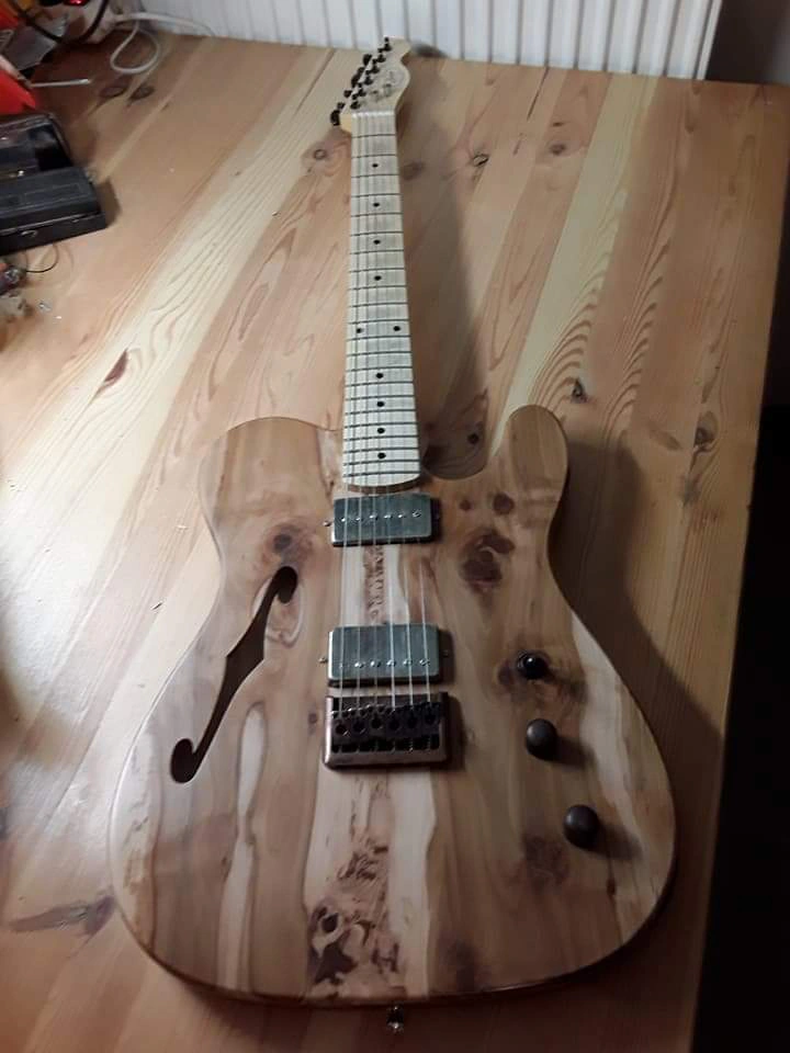 Heier #8 Tele Thinline – Detailansicht 3 – Custom E-Gitarre von Heier Guitars bei Dresden und Meißen